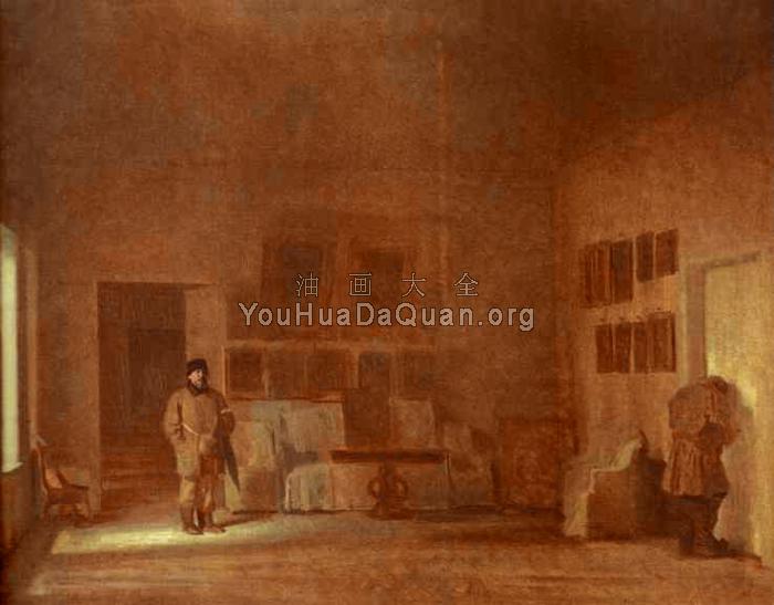 Viewing an Old House - 伊凡·尼古拉耶维奇·克拉姆斯柯依